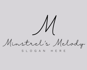 Professional Script Fashion Boutique logo design