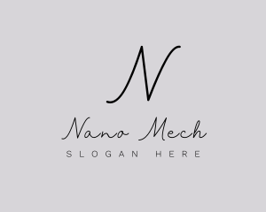 Professional Script Fashion Boutique logo design