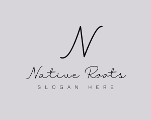 Professional Script Fashion Boutique logo design