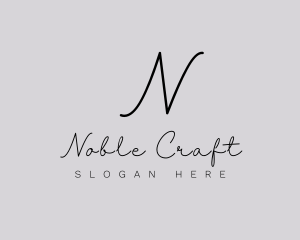 Professional Script Fashion Boutique logo design