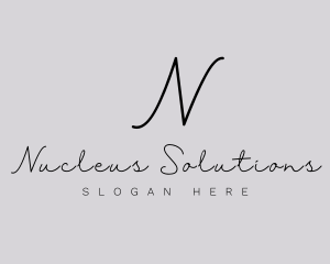 Professional Script Fashion Boutique logo design