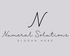 Professional Script Fashion Boutique logo design