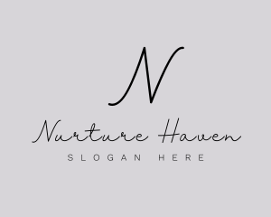 Professional Script Fashion Boutique logo design