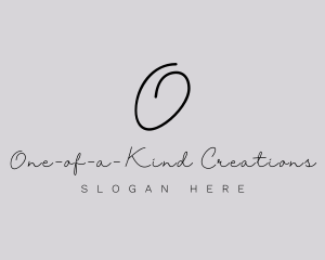 Professional Script Fashion Boutique logo design