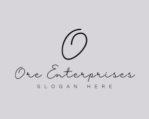 Professional Script Fashion Boutique logo design