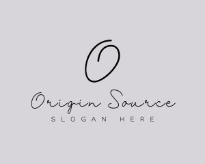 Professional Script Fashion Boutique logo design