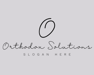 Professional Script Fashion Boutique logo design