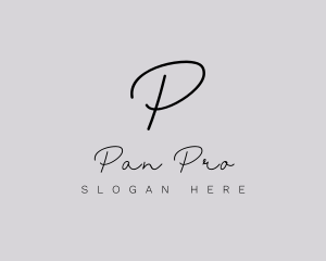 Professional Script Fashion Boutique logo design