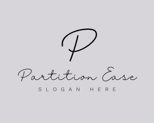 Professional Script Fashion Boutique logo design