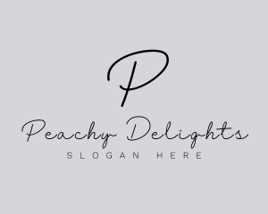 Professional Script Fashion Boutique logo design