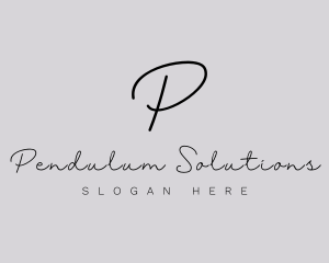 Professional Script Fashion Boutique logo design