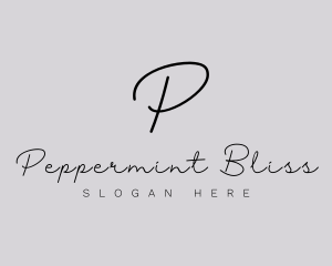 Professional Script Fashion Boutique logo design