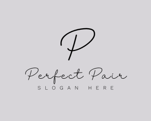 Professional Script Fashion Boutique logo design