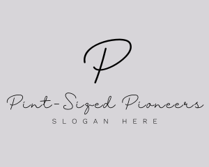 Professional Script Fashion Boutique logo design