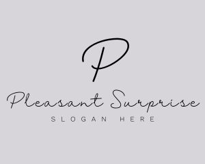 Professional Script Fashion Boutique logo design