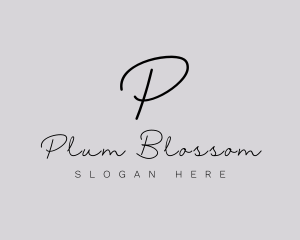 Professional Script Fashion Boutique logo design