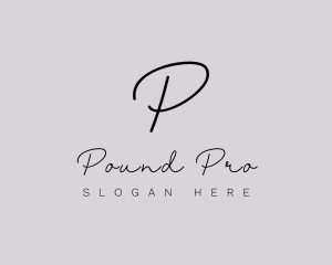 Professional Script Fashion Boutique logo design