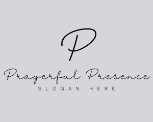 Professional Script Fashion Boutique logo design