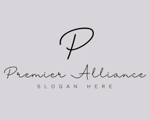 Professional Script Fashion Boutique logo design