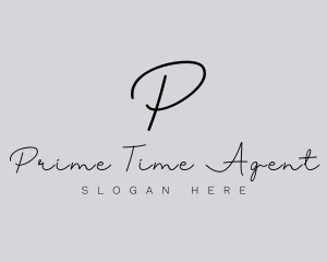 Professional Script Fashion Boutique logo design