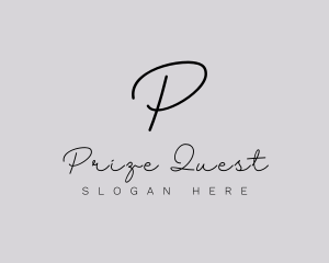 Professional Script Fashion Boutique logo design