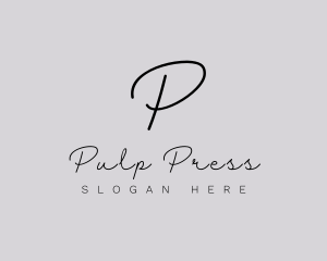 Professional Script Fashion Boutique logo design