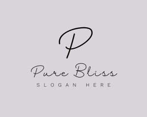 Professional Script Fashion Boutique logo design