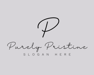 Professional Script Fashion Boutique logo design