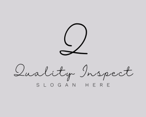 Professional Script Fashion Boutique logo design