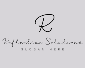 Professional Script Fashion Boutique logo design