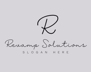 Professional Script Fashion Boutique logo design