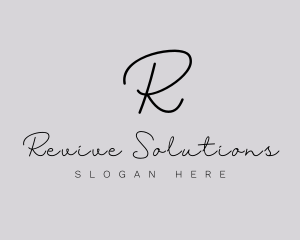 Professional Script Fashion Boutique logo design