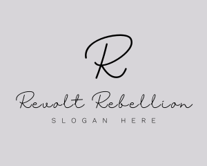 Professional Script Fashion Boutique logo design