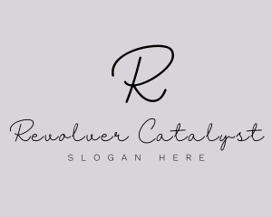 Professional Script Fashion Boutique logo design