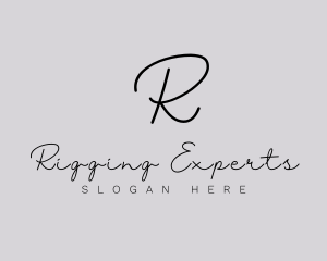 Professional Script Fashion Boutique logo design