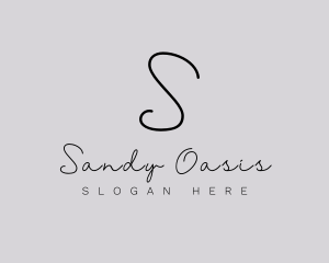 Professional Script Fashion Boutique logo design