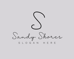 Professional Script Fashion Boutique logo design