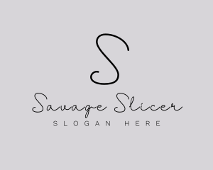 Professional Script Fashion Boutique logo design