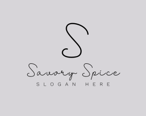 Professional Script Fashion Boutique logo design