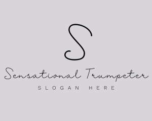 Professional Script Fashion Boutique logo design