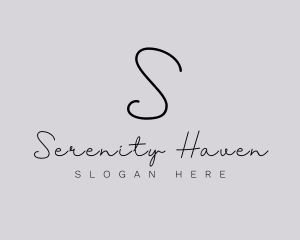 Professional Script Fashion Boutique logo design