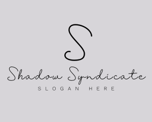 Professional Script Fashion Boutique logo design