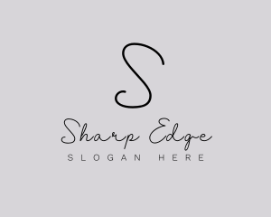 Professional Script Fashion Boutique logo design