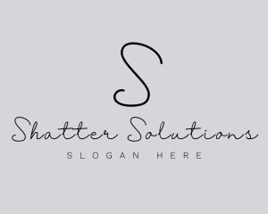 Professional Script Fashion Boutique logo design