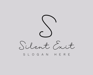 Professional Script Fashion Boutique logo design