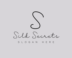 Professional Script Fashion Boutique logo design