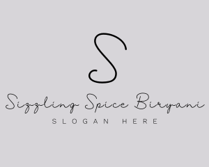 Professional Script Fashion Boutique logo design