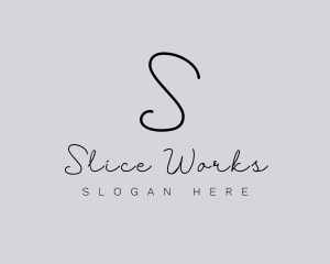 Professional Script Fashion Boutique logo design