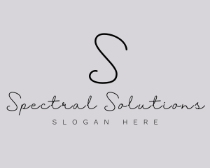 Professional Script Fashion Boutique logo design