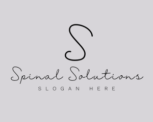 Professional Script Fashion Boutique logo design